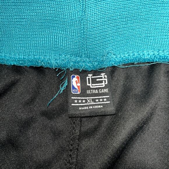 Ultra Game Charlotte Hornets NBA Men's Active Knit Basketball Training Shorts XL - Picture 3 of 7